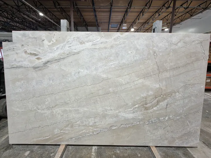 Warm ivory natural stone selection reference for Taj Mahal Quartzite