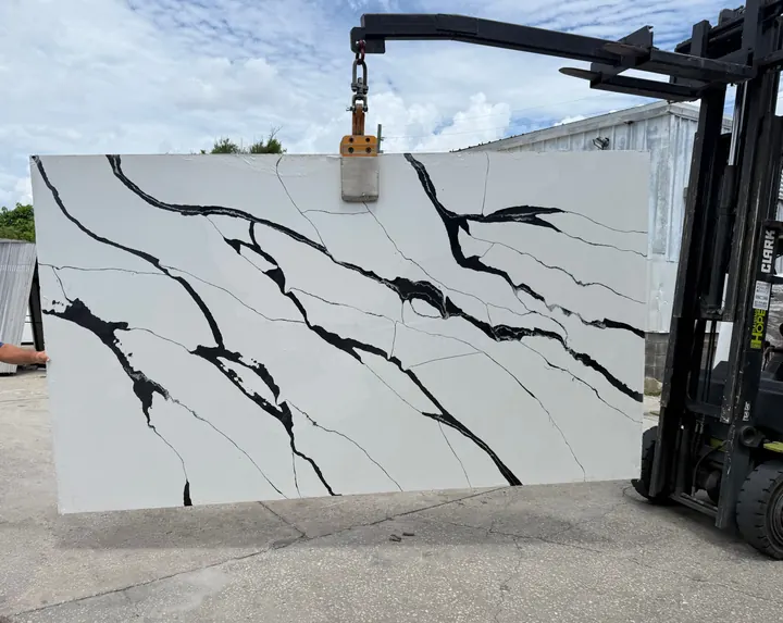 Quartz, granite and quartzite slab selection
